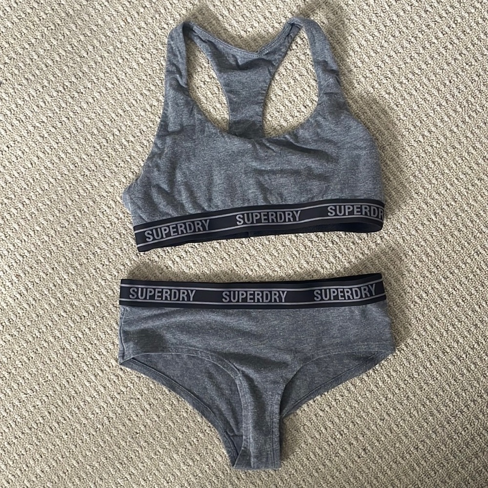 💌 {superdry} lounge bra + panty set
